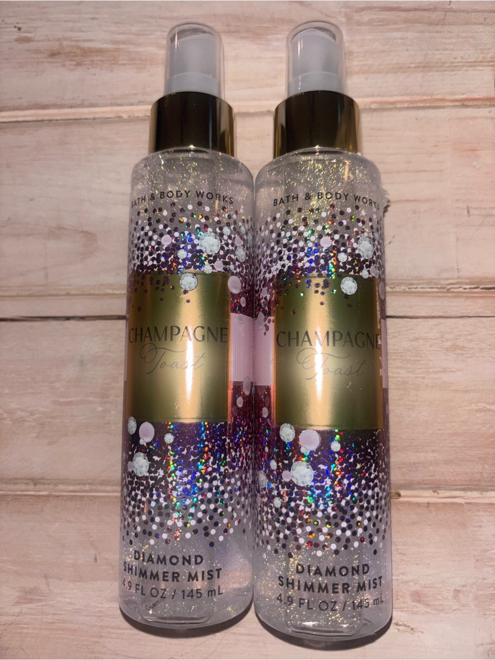 Bath & Body Works Champagne Toast Diamond Shimmer Mist - set of 2